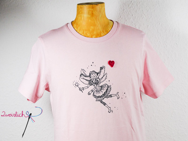 Bio-Kinder-Shirt FEEZAUBER rosa